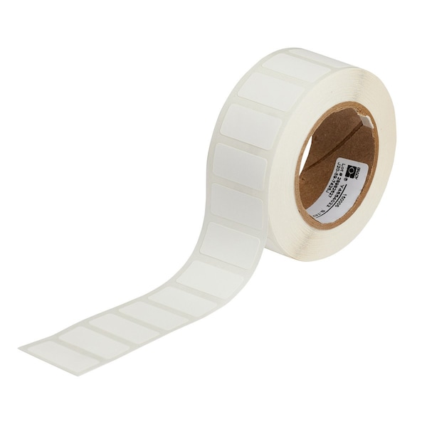 Chemical Resistant Cryogenic Polypropylene Continuous Labels for 2in Core InkJet Printers-0.5inx1in